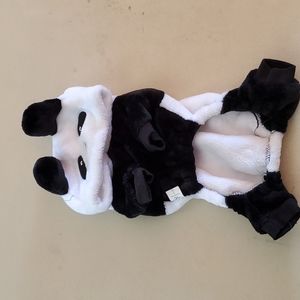 Panda dog outfit